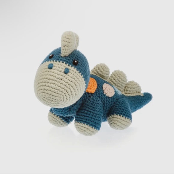 Stegosaurus Plush Dino Rattle - Picture 9 of 16